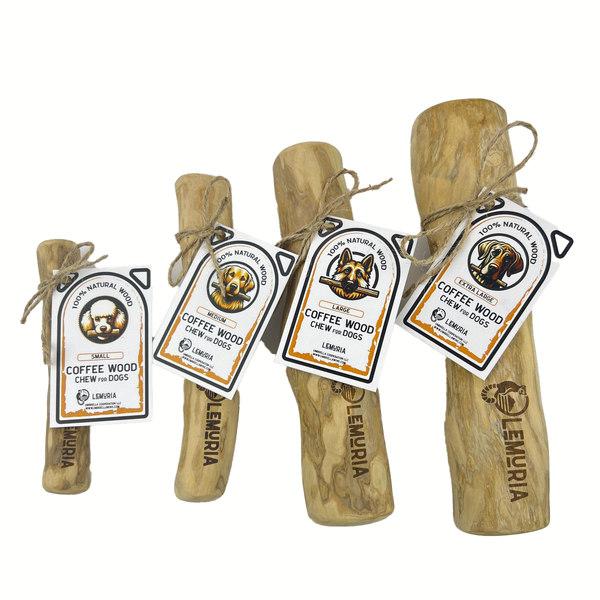 LEMURIA COFFEE WOOD CHEW STICK NATURAL TOY FOR DOGS
