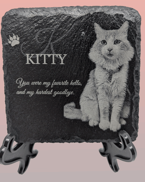 4x4" Pet Memorial Plate