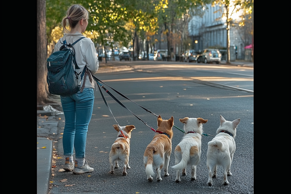 Multidog leash