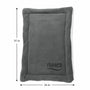 Personalized Gray Pet Blanket Mat 31x24 - Engraved Pet Name, Double-Sided Fleece & Sherpa, Dog & Cat
