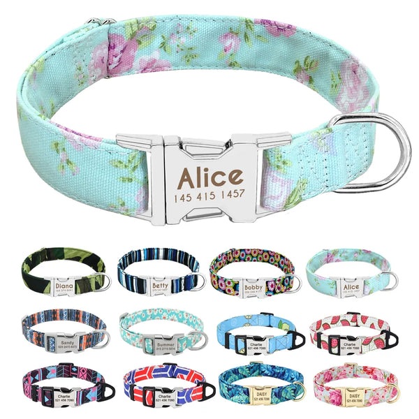 Personalized Dog Collar with Name