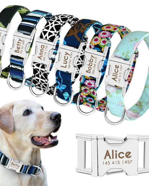 Personalized Dog Collar with Name