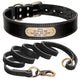  Black collar leash