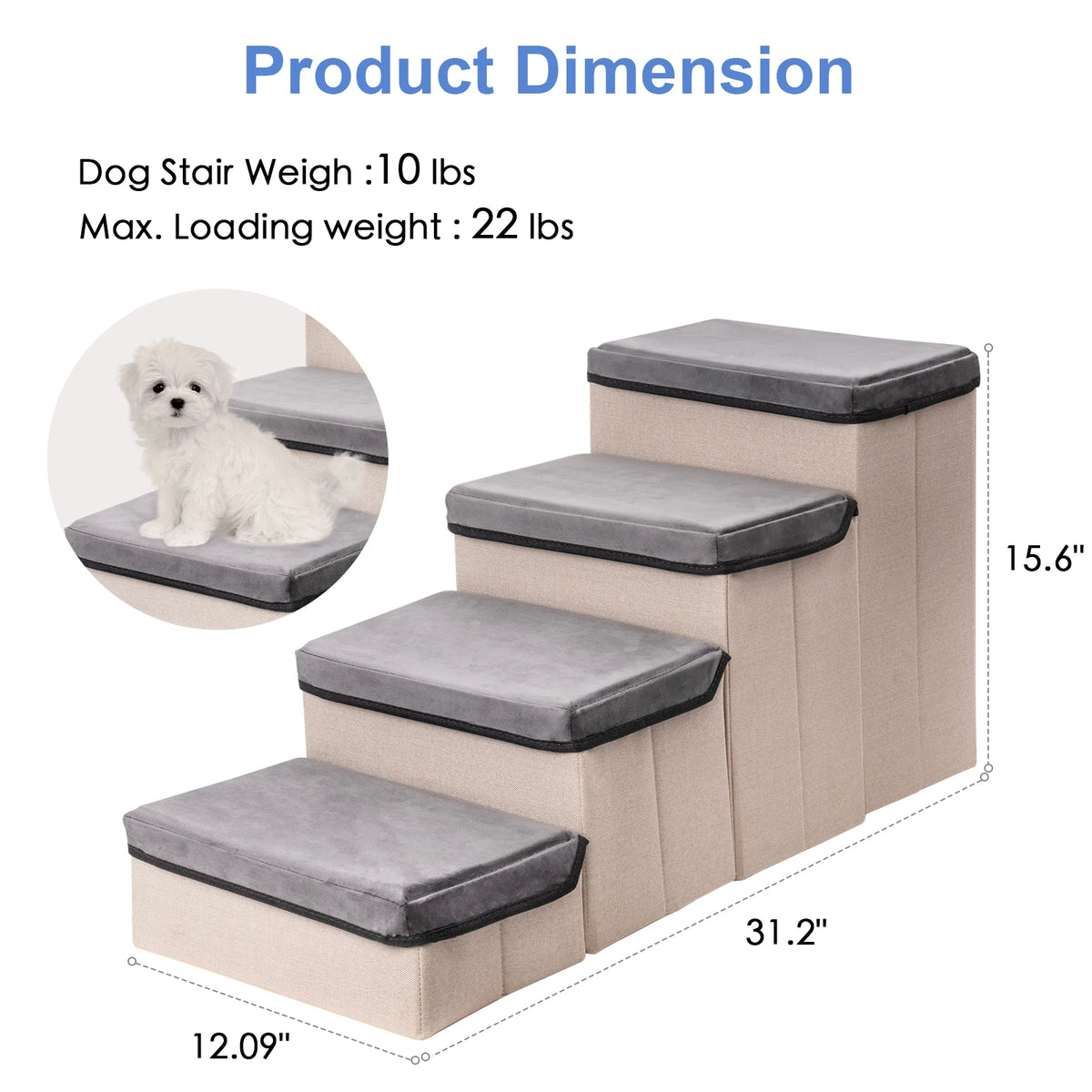 Foldable Dog Stairs