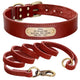  red collar leash