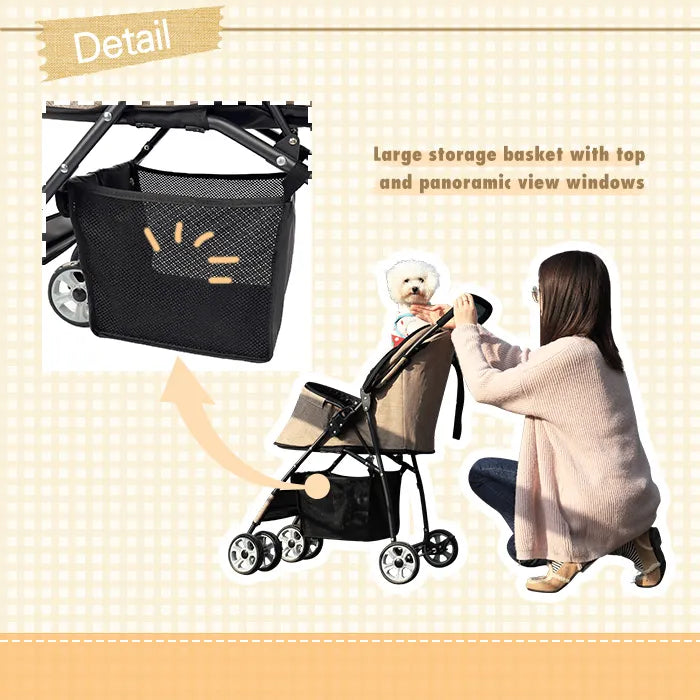Collapsible Pet Stroller