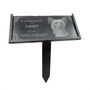12x6 Pet Memorial Stone Dog or Cat Grave Marker Outdoor/Indoor