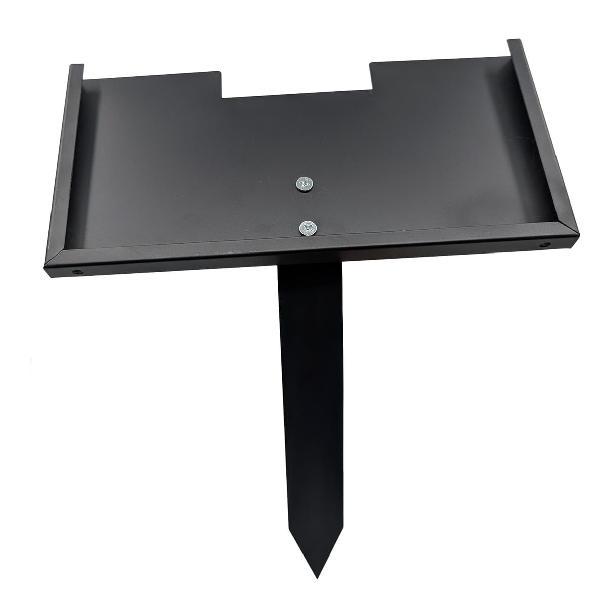 Memorial Plate Holder for 12x6 Plaques, Outdoor Metal Grave Marker Stand