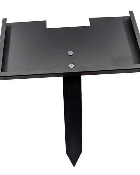 Memorial Plate Holder for 12x6 Plaques, Outdoor Metal Grave Marker Stand