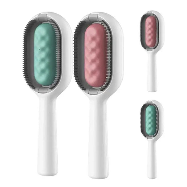 4 In 1 Double Sided Hair Removal Brush and Dog Bath Brush