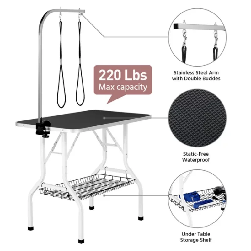 Adjustable Pet Grooming Table