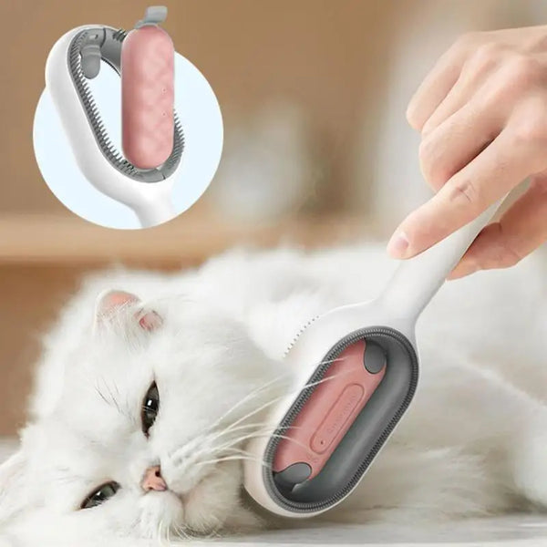 4 In 1 Double Sided Hair Removal Brush and Dog Bath Brush