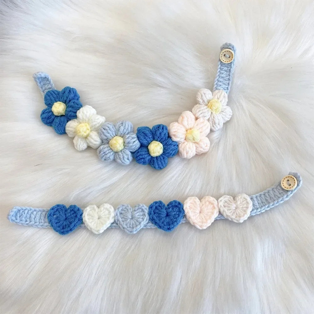 Lovely Crochet Cat & Dog Collar