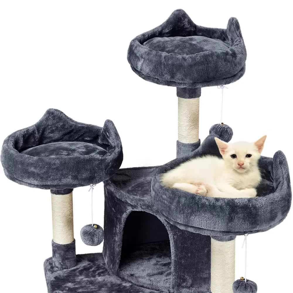 69 inches Cat Climber Cat Tree with Hammock