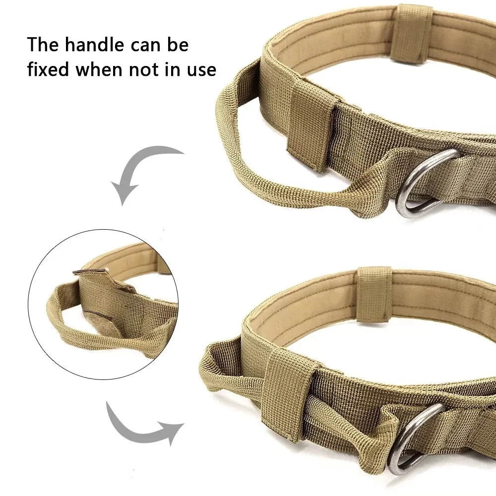 Tactical Dog Collar For Medium, Large and Extra Large Dogs