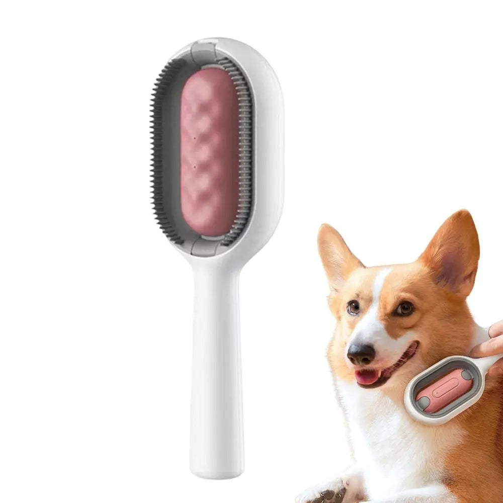 4 In 1 Double Sided Hair Removal Brush and Dog Bath Brush