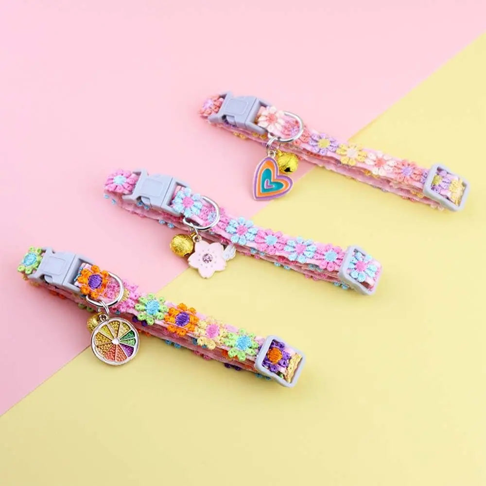 Colorful Breakaway Cat Collar with Bell