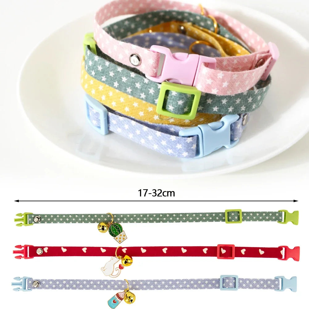 Japanese Style Adjustable Breakaway Cat Collar