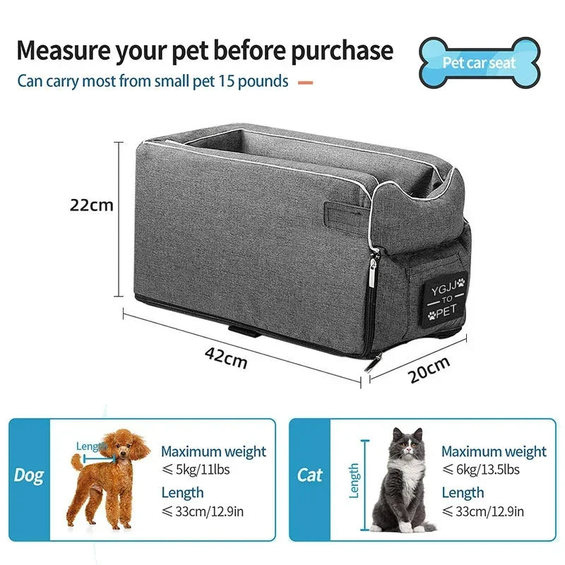 Central Control Safety Pet Seat