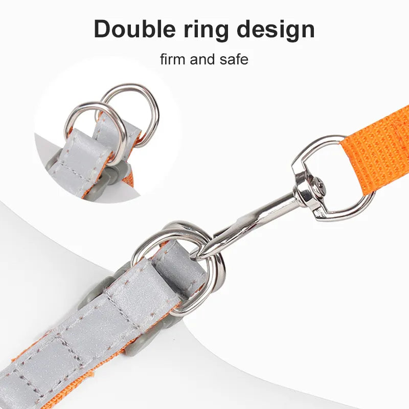 Reflective Harness Leash Set