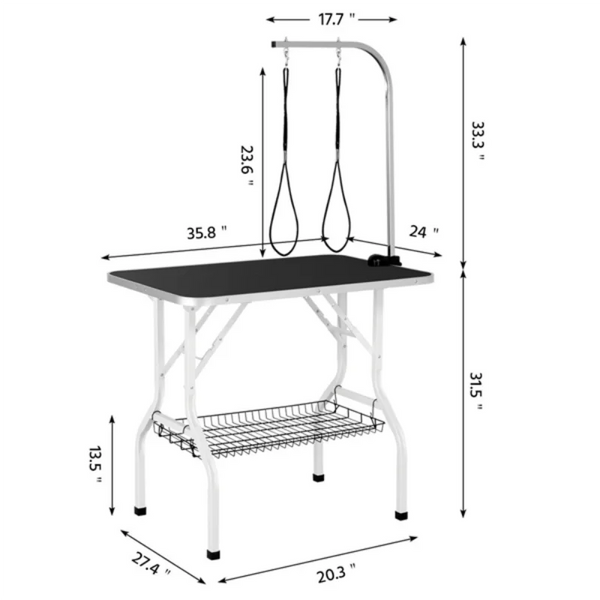 Adjustable Pet Grooming Table