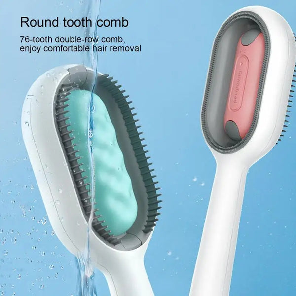4 In 1 Double Sided Hair Removal Brush and Dog Bath Brush