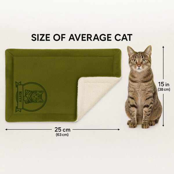 Personalized Small Pet Mat Blanket for Cats and Small Dogs