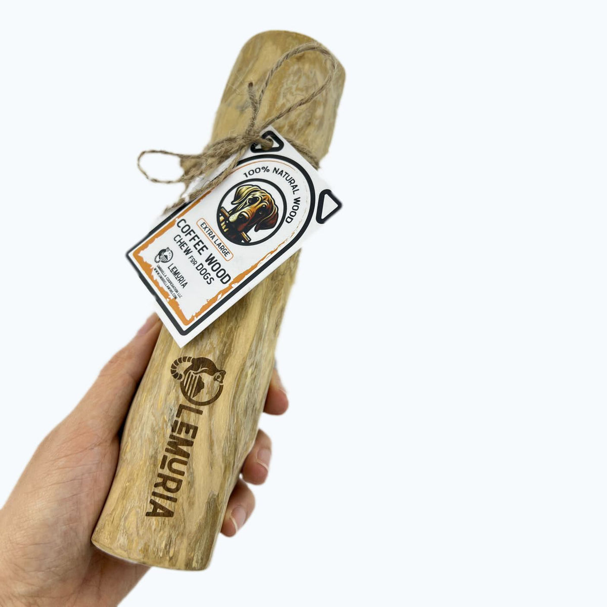 SALE!!! SET of 5 LEMURIA COFFEE WOOD CHEW STICK NATURAL TOY FOR DOGS