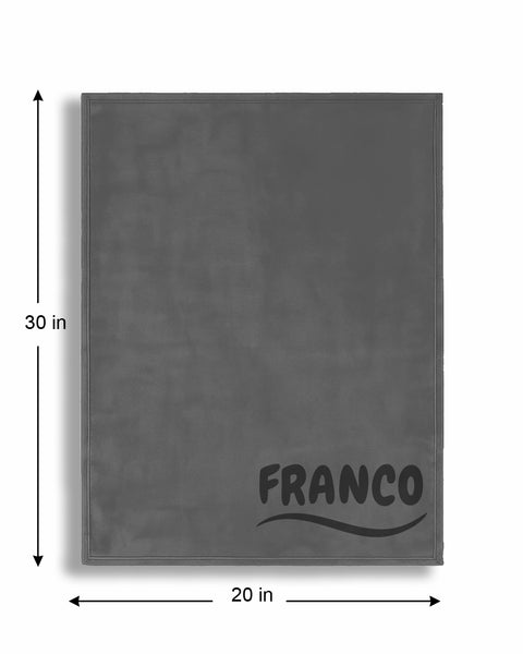 Personalized Fleece Pet Blanket 20x30 - Engraved Pet Name, Soft Polar Fleece, Dog & Cat