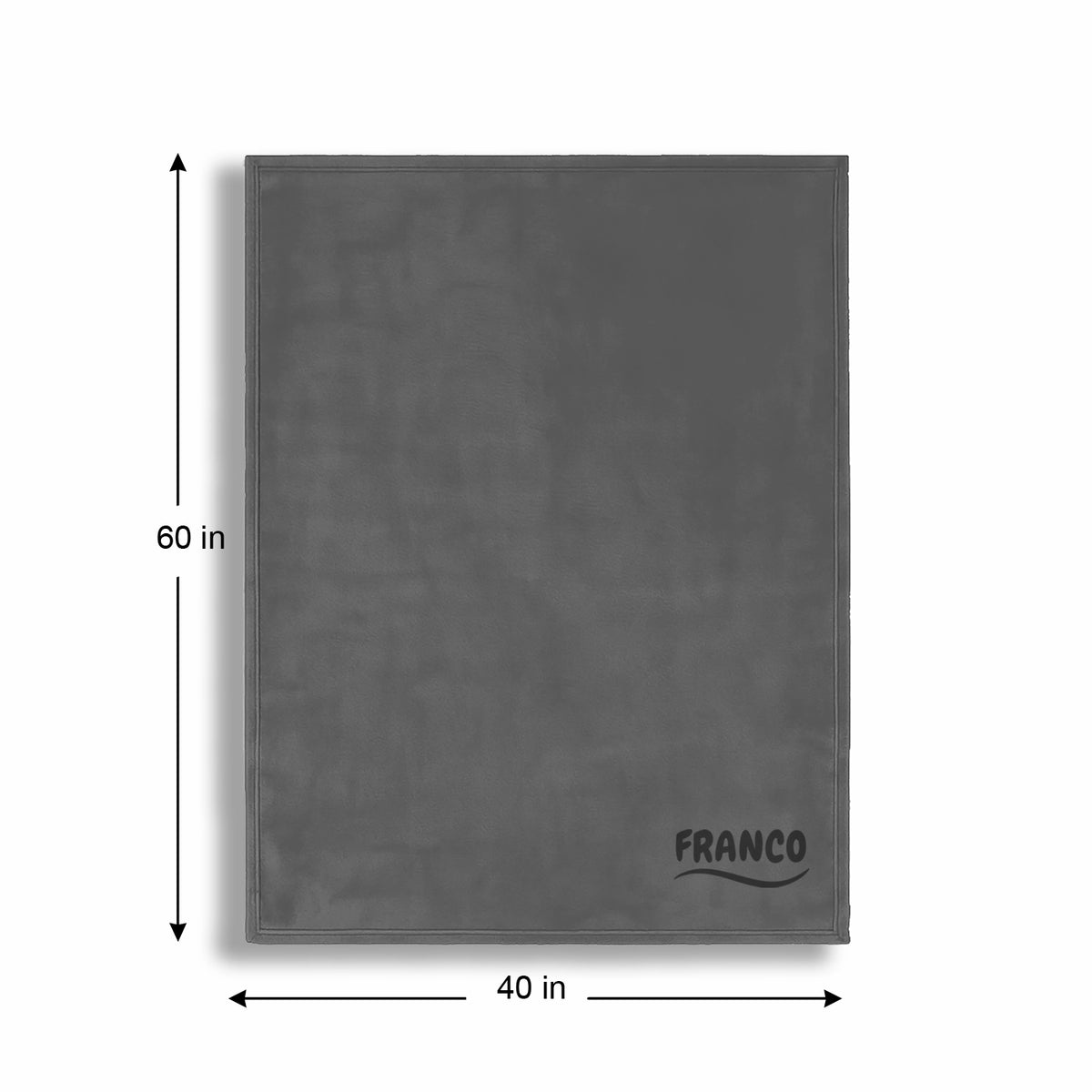 Personalized Gray Fleece Pet Blanket 40x60 - Engraved Pet Name, Soft Polar Fleece, Dog & Cat