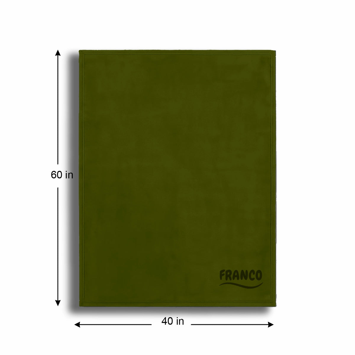 Personalized Green Fleece Pet Blanket 40x60 - Engraved Pet Name, Soft Polar Fleece, Dog & Cat