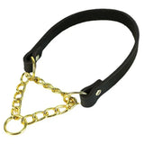 genuine leather chocking collar all breeds dogs