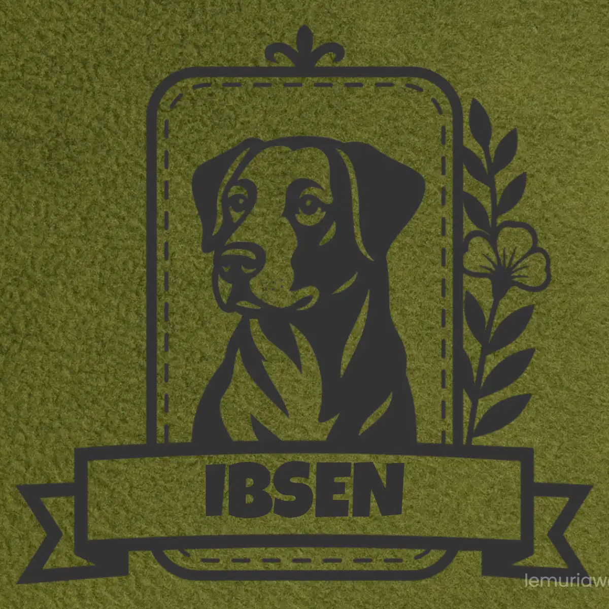Personalized Gray Pet Blanket Mat 31x24 - Engraved Name & Breed Art, Double-Sided Fleece & Sherpa, Dog & Cat