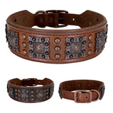 luxury leather dog collars