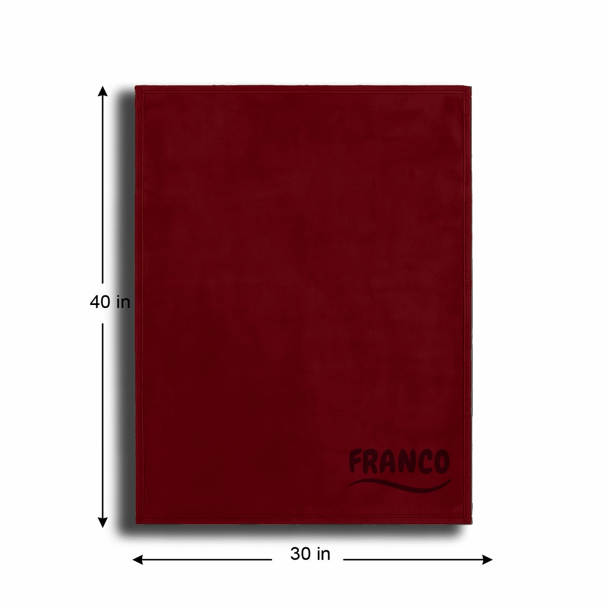 Personalized Red Fleece Pet Blanket 30x40 - Engraved Pet Name, Soft Polar Fleece, Dog & Cat