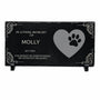 Personalized Pet Memorial Stone with Icon — 12x6 Slate Dog & Cat Grave Marker, Custom Engraved Indoor/Outdoor Headstone (No Photo Needed) (Copy) (Copy)