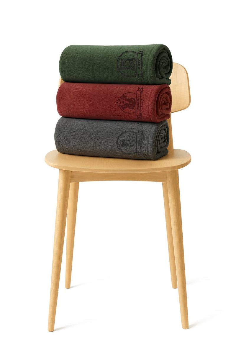 Dog & Cat Custom  Mat – Personalized Fleece and Sherpa Pet Mat with Name, Icon or Breed Image