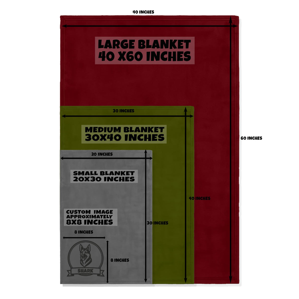 Dog & Cat Personalized Engraved Fleece Blanket – Custom Pet Name & Design