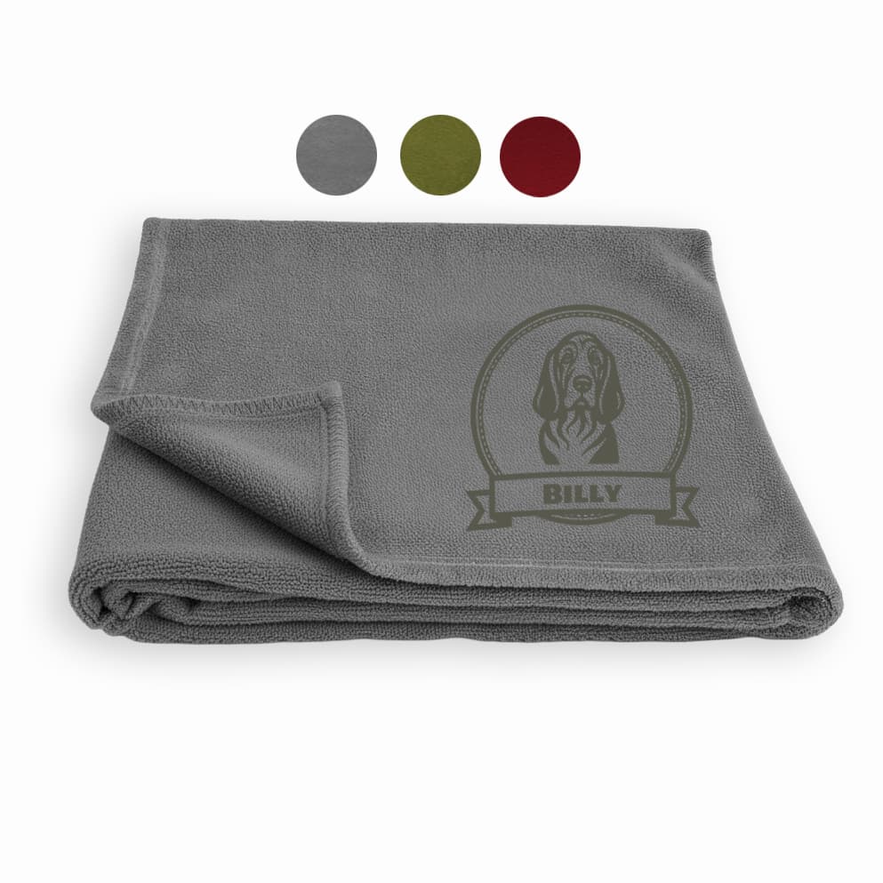 Dog & Cat Personalized Engraved Fleece Blanket – Custom Pet Name & Design